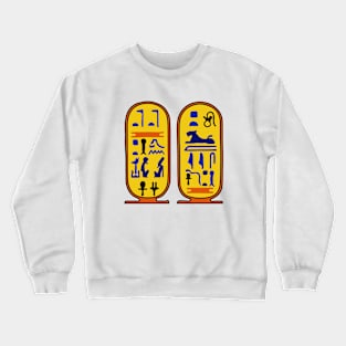 Hieroglyphs of the Pharao Crewneck Sweatshirt